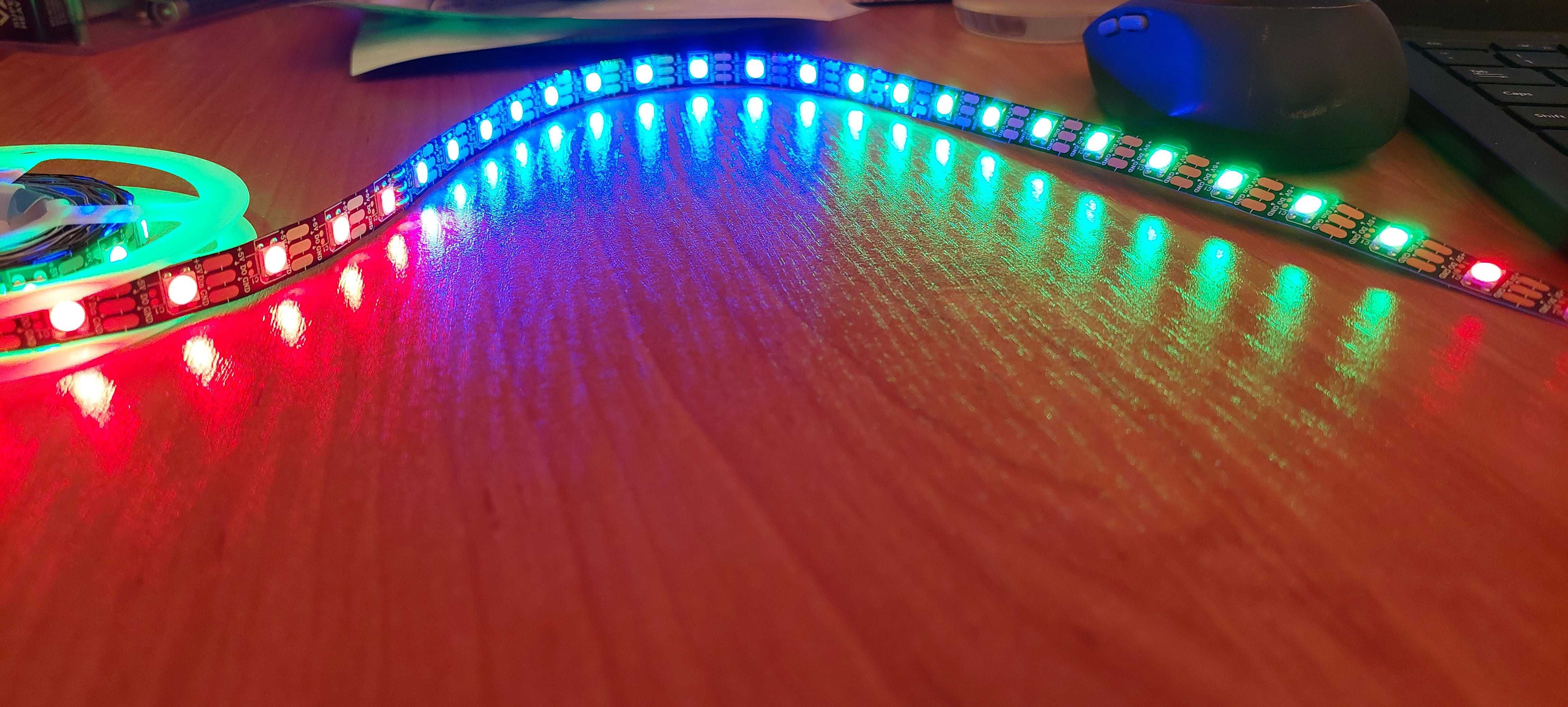 Kontroler SP621E z taśmą LED RGBIC IP65 (3m, 60l/m), nowe