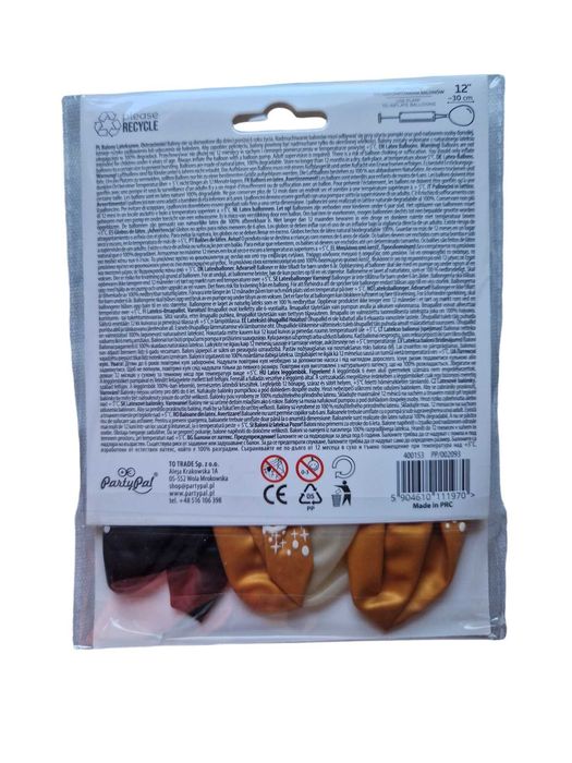 Balony na 30-te urodziny 6 sztuk