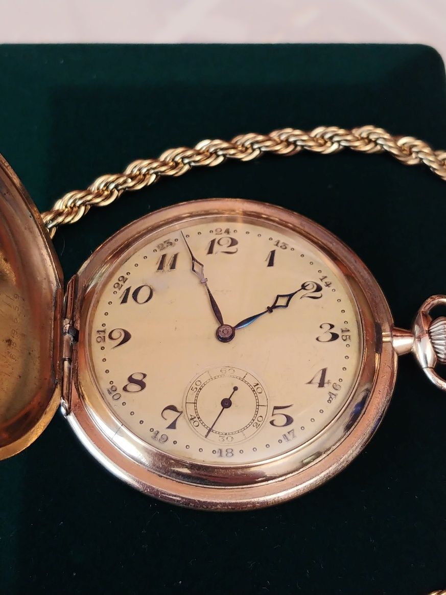 Карманные часы REVUE *GT* AU20 Германия 1929 год