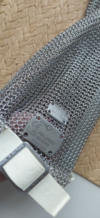 Rękawica i fartuch rzeźniczy ochronny metalowy