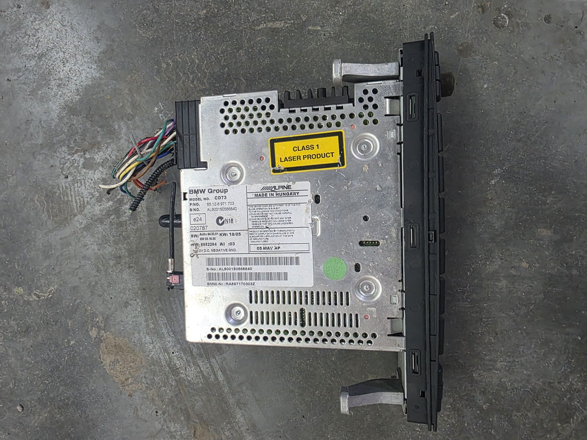 Bmw e87 e90 e91 radio Cd