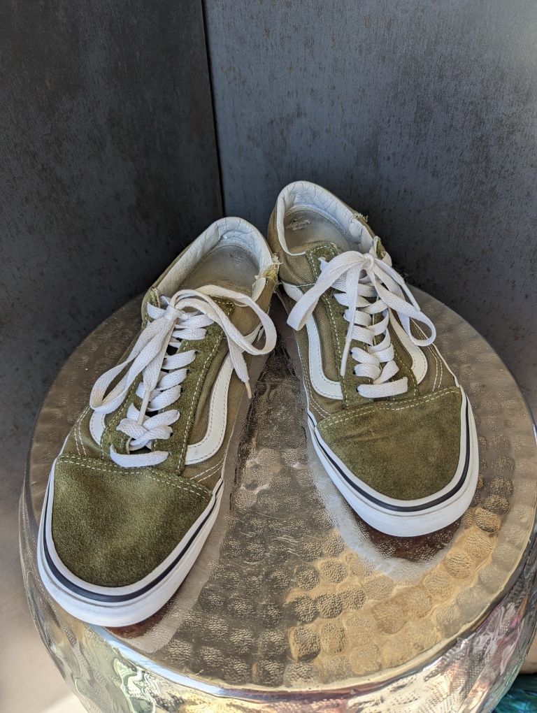 Vans Old Skool trampki zielone khaki unisex