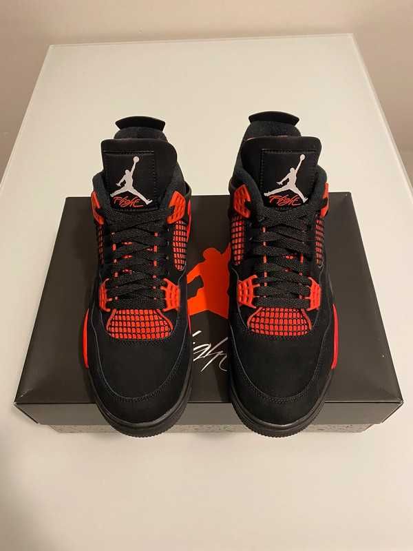 Jordan 4 Retro Red Thunder R.43