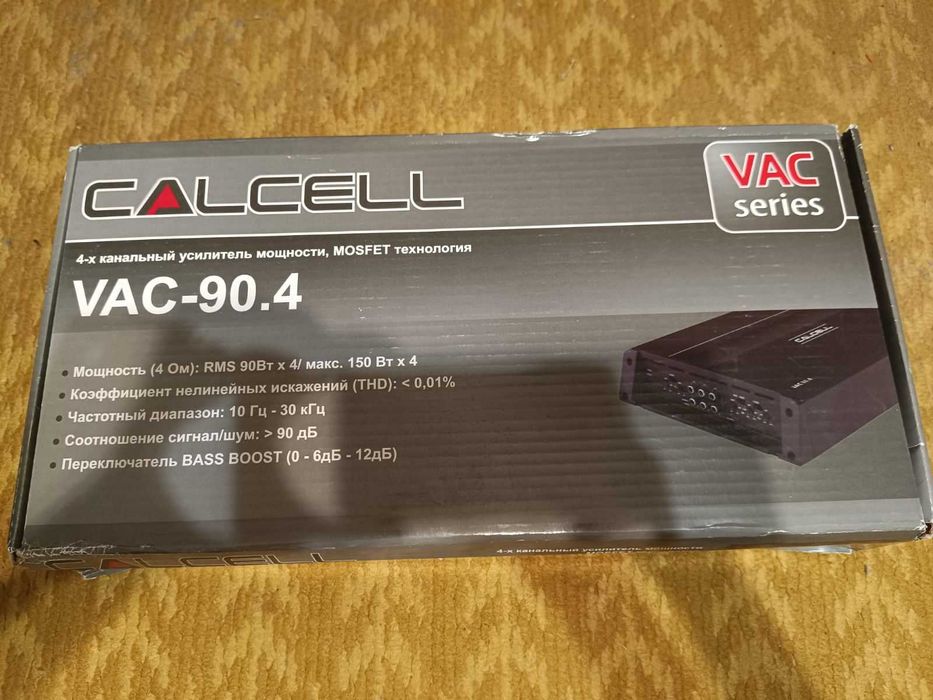 Четырёхканальный усилитель CALCELL VAC 90.4