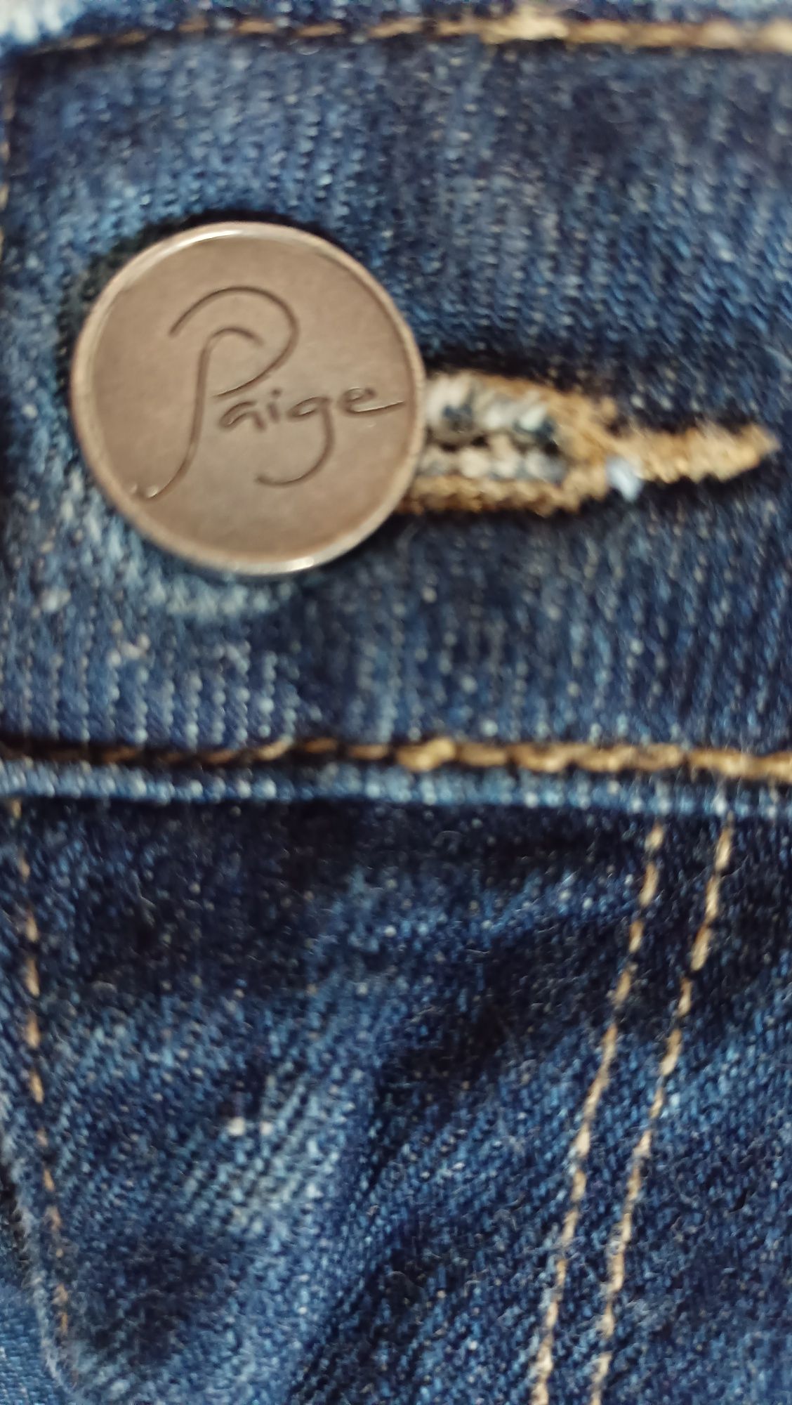 Spodnie jeansowe Paige "dzwony"