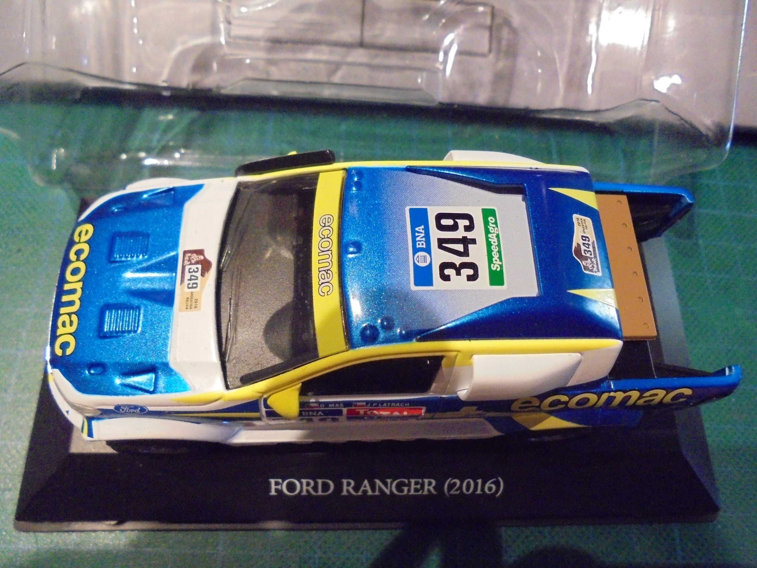 Rajd Dakar 1:43 Ford Ranger 2016r.kolekcjonerski,gablotka,WRC