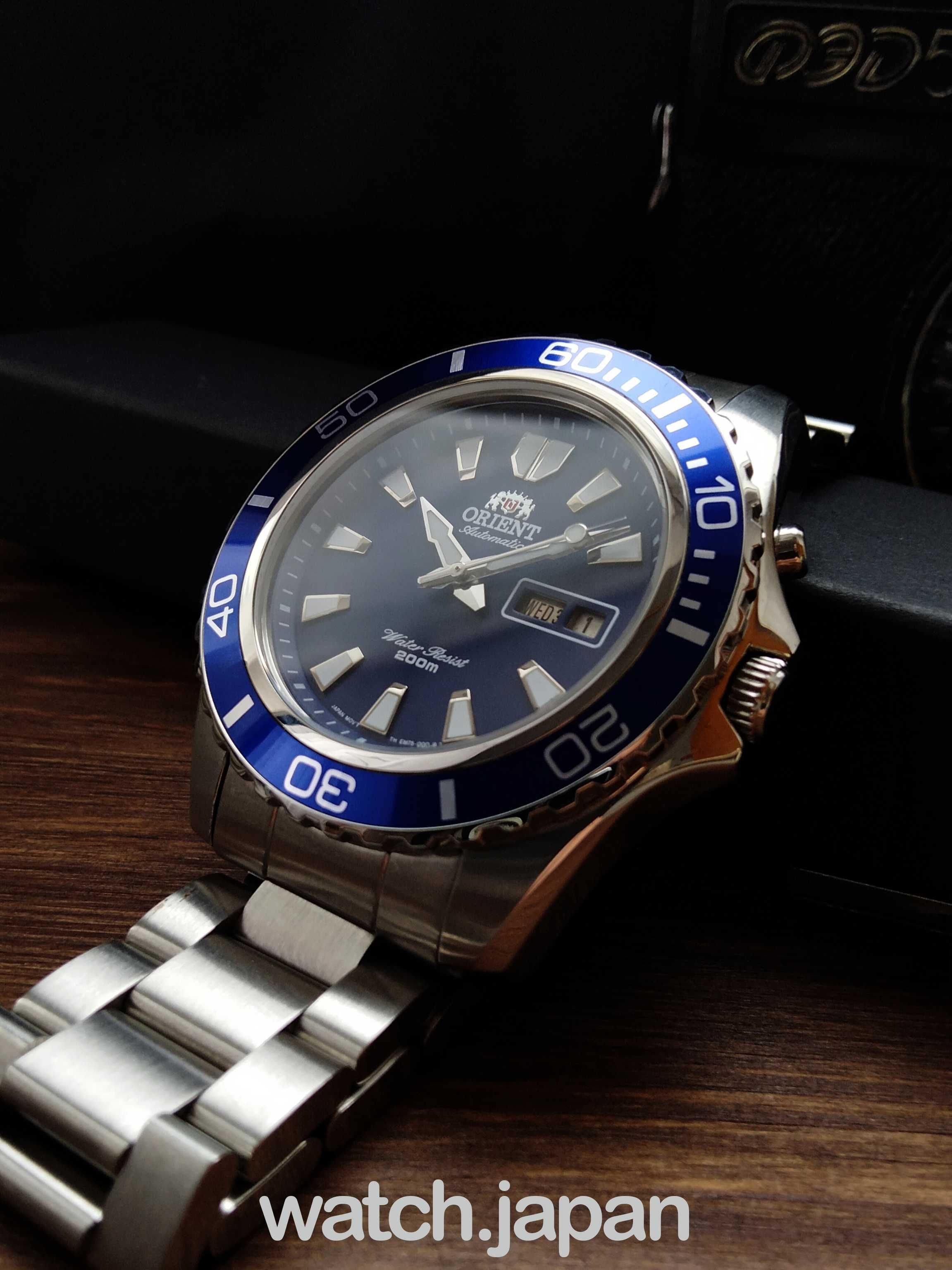 Часы - Годинник дайвер Orient Mako XL Blue + Коробочка