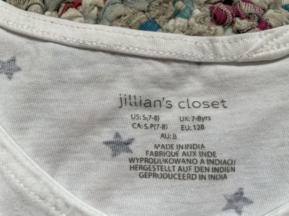 Jillian’s Closet koszulka na ramiączkach z cekinami r.134