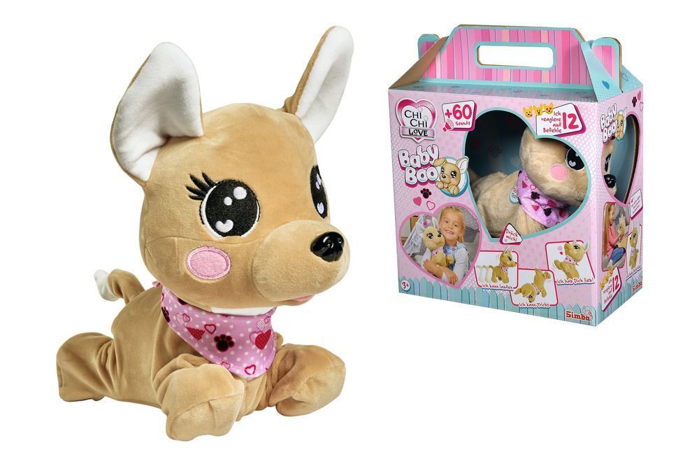 Interaktywny Piesek Simba Chi Chi Love Baby Boo 30 Cm Niemiecki