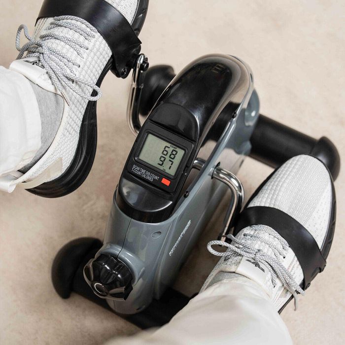 Exercitador de Pedais Para Braços e Pernas com Contador digital Duplo