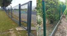Montaż Ogrodzeń panelowych betonowych leśnych winnic