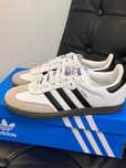 Buty | Ａdｉdas_SＡMBＡ_Damskie_Biały | Męskie Obuwie sportowe |Roz 38.5