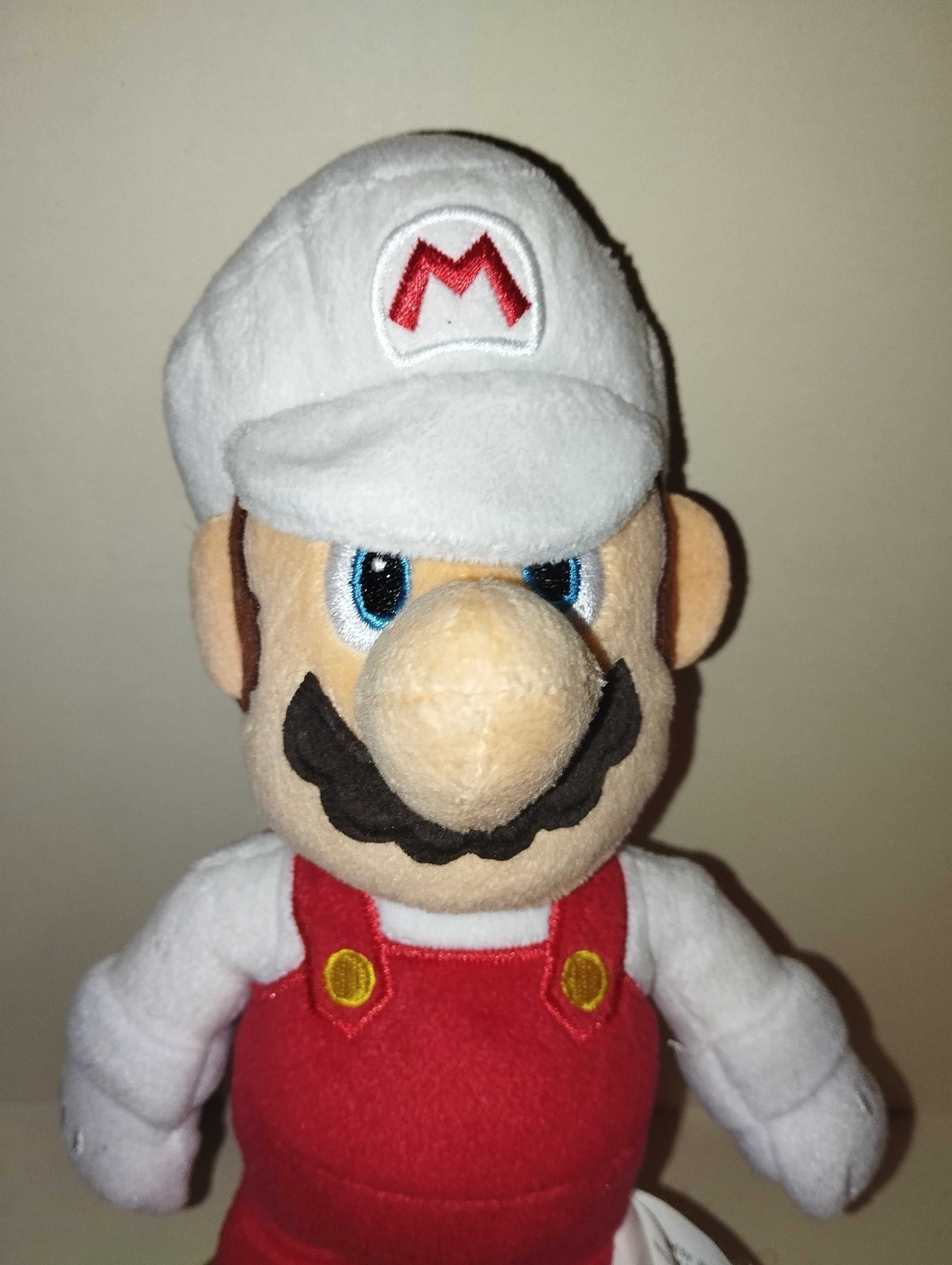 Super Mario white maskotka Nintendo 26cm pluszak biała czapka