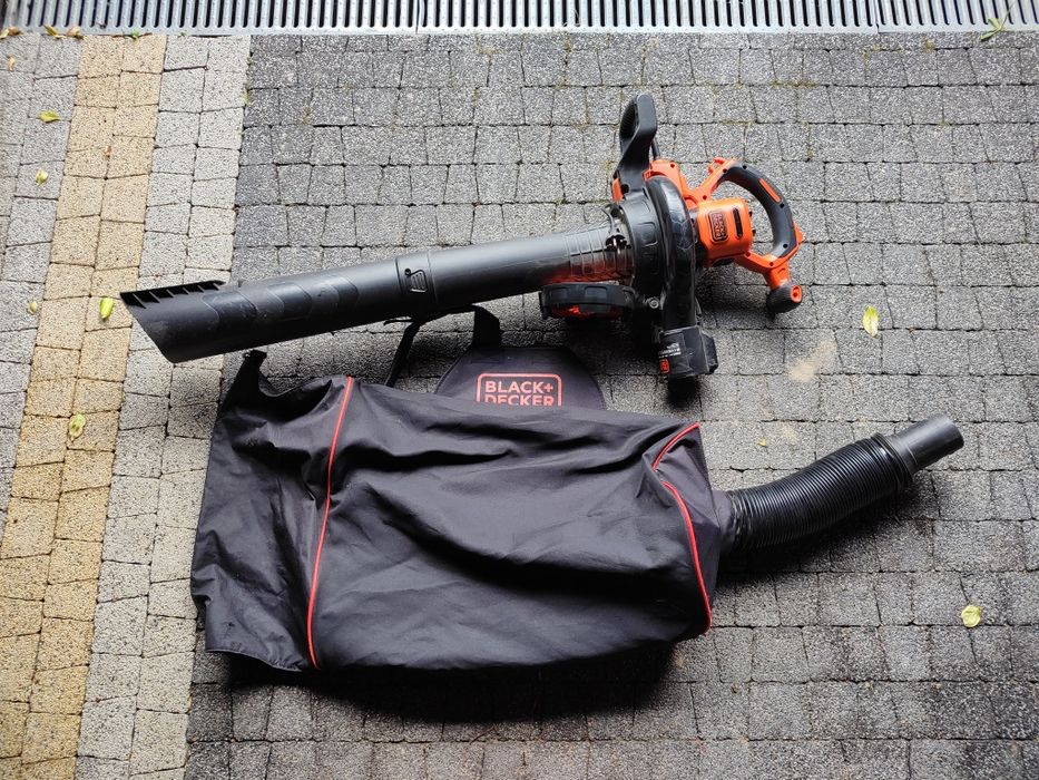Odkurzacz ogrodowy Black Decker 3000W BEBLV3000 plecakowy komplet