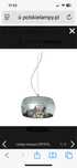 Designerska lampa Zuma Crystal Line, średnica - 26 cm