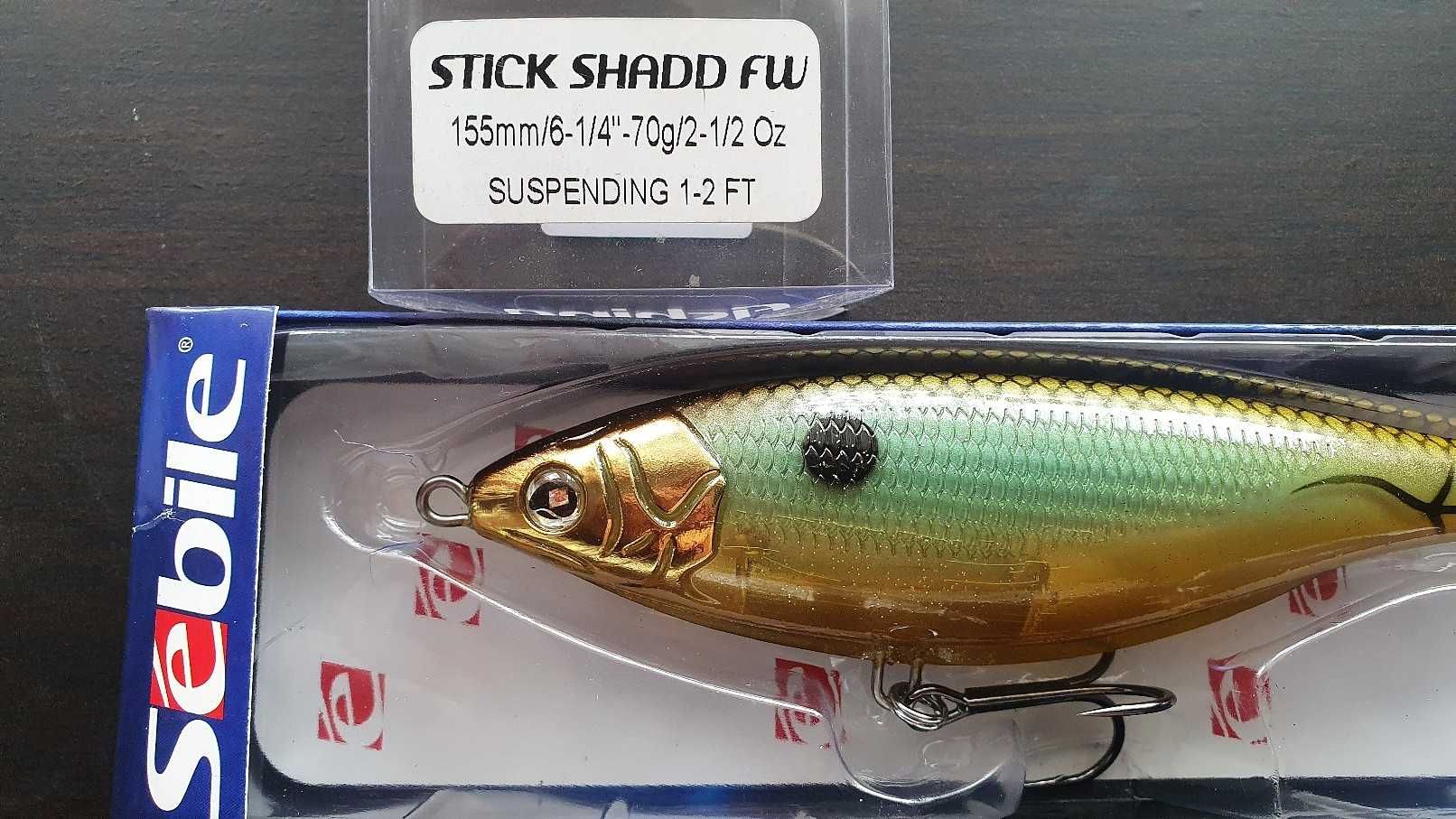 Wobler Jerk Sebile Stick Shadd 155mm 70g Suspending