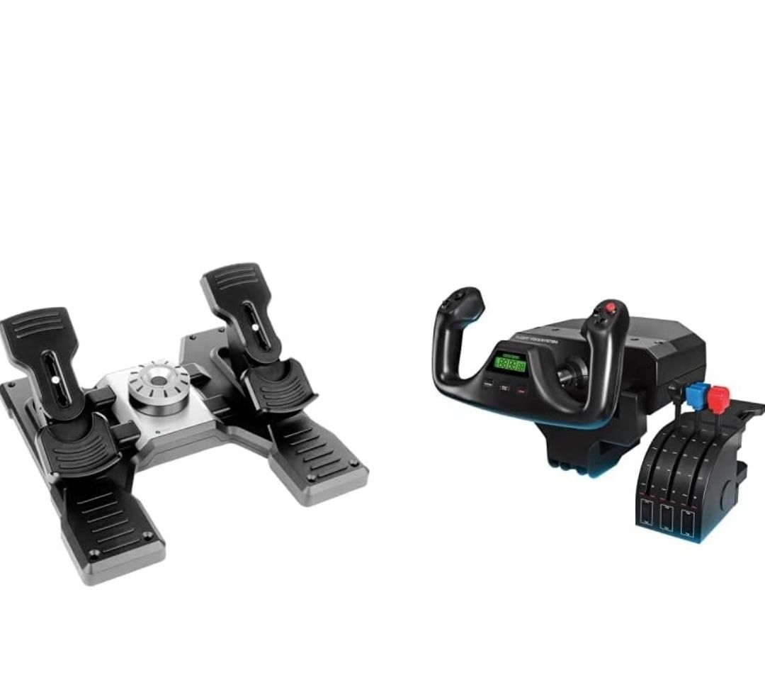 Logitech fligh yoke com pedais