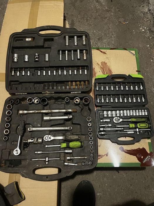 2x skrzynka narzedziowa zestaw nasadki Niteo Tools yato grzechotka