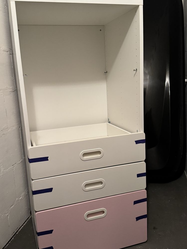 Sprzedam slupek regał ikea stuva kpl z półkami