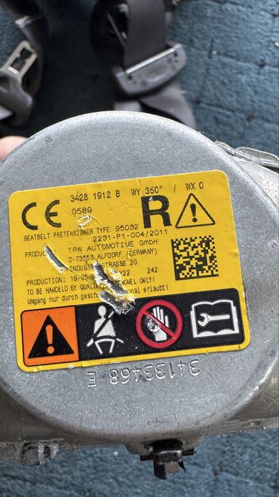 Pas pasy przednie Opel Astra K V