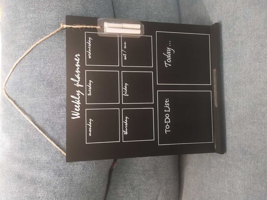 Tablica kredowa planer tygodniowy + kreda