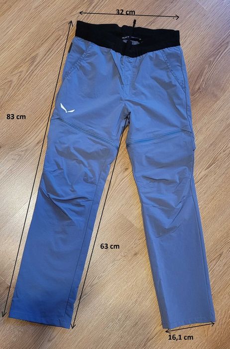 Spodnie dziecięce Salewa rozmiar 140 niebiesko-szare