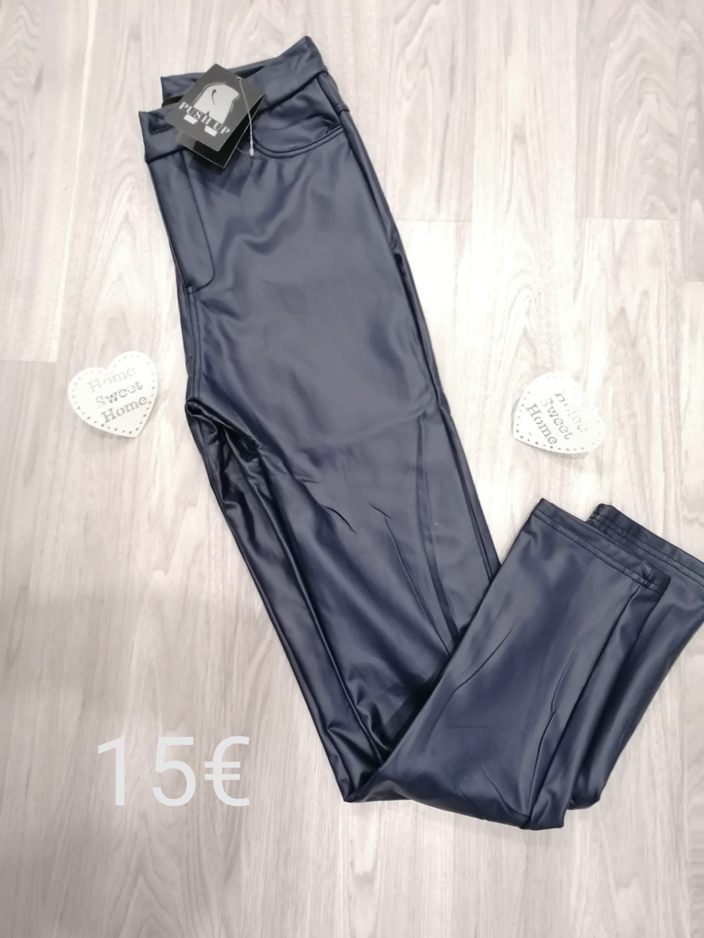 Calça de napa, 4 cores disponível