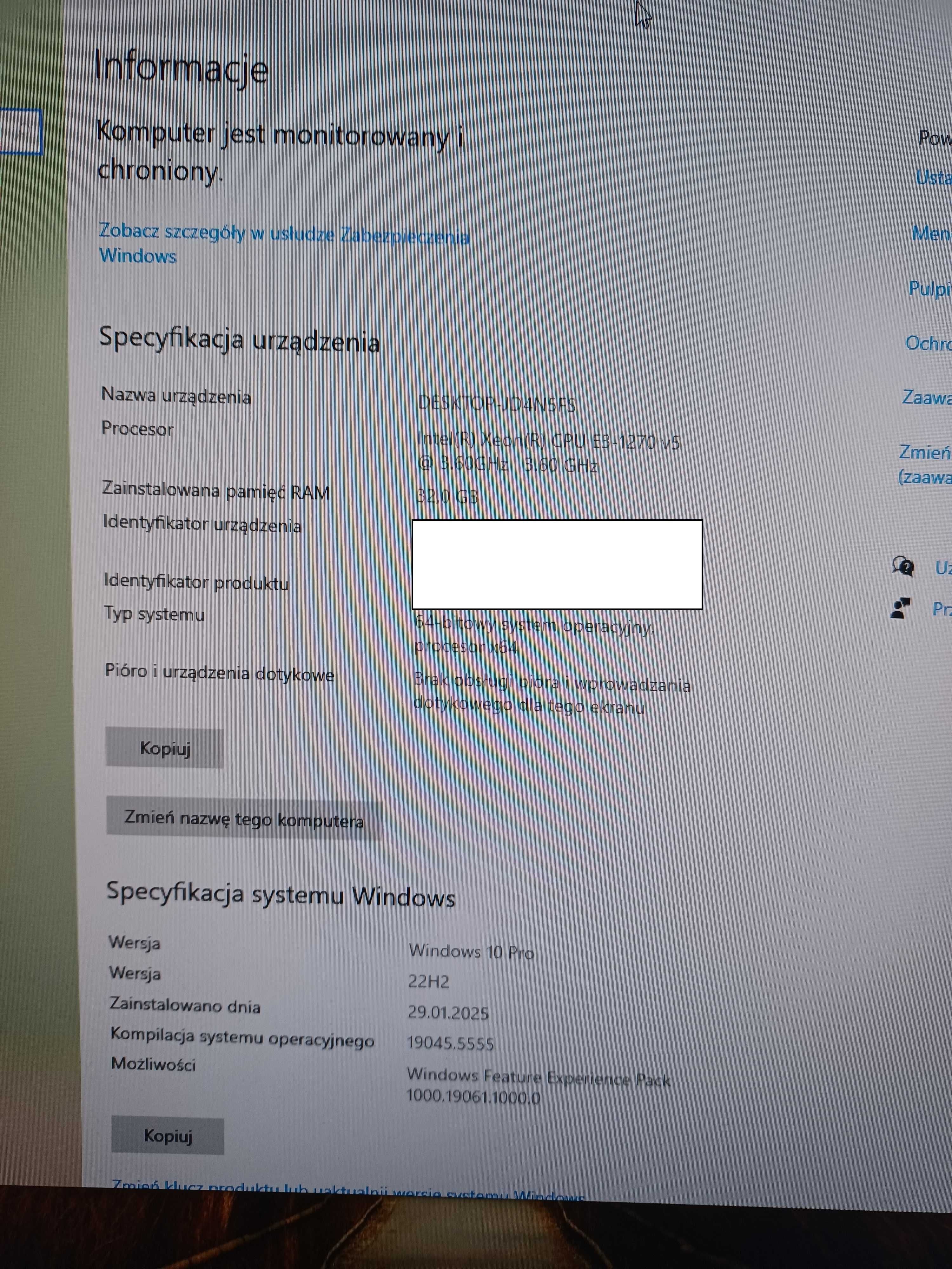 Komputer Dell Precision 3620 Xoen E3-1270v5 32 GB DDR4 Quadro M2000