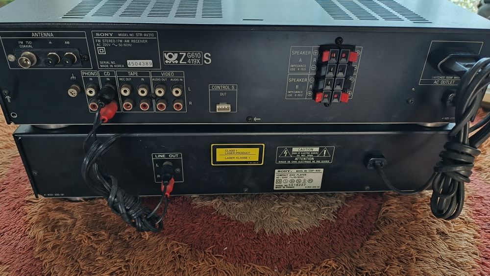 Amplituner SONY STR-AV310 + CD SONY CDP-490