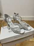 Buty taneczne ślubne Sensatiano 35 8cm + 0,5cm
