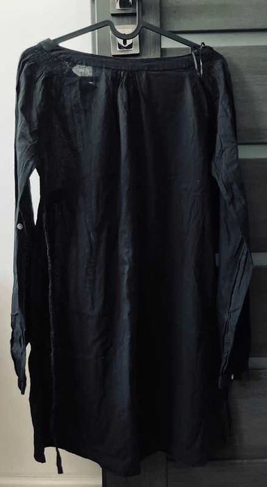 Modny komplet czarnych bluzek, S/M, H&M/Cubus, bawełna/poliester