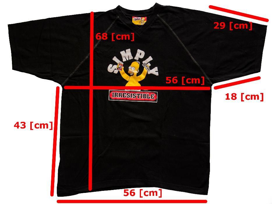 The Simpsons Simsonowie T-shirt nowy koszulka czarna oryginał