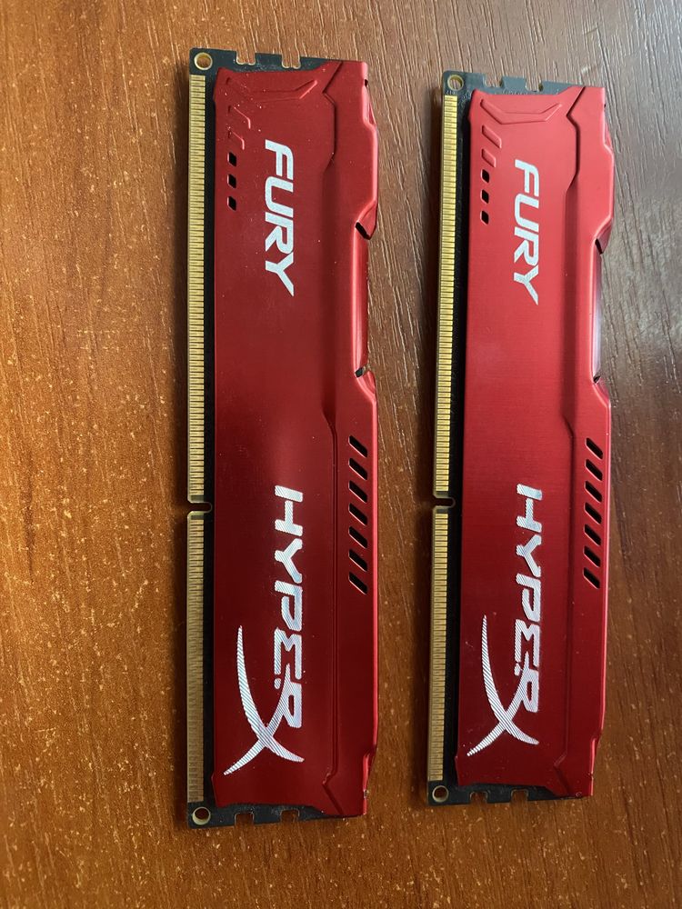 Оперативна память Hyper X fury 2x4gb 1600mhz