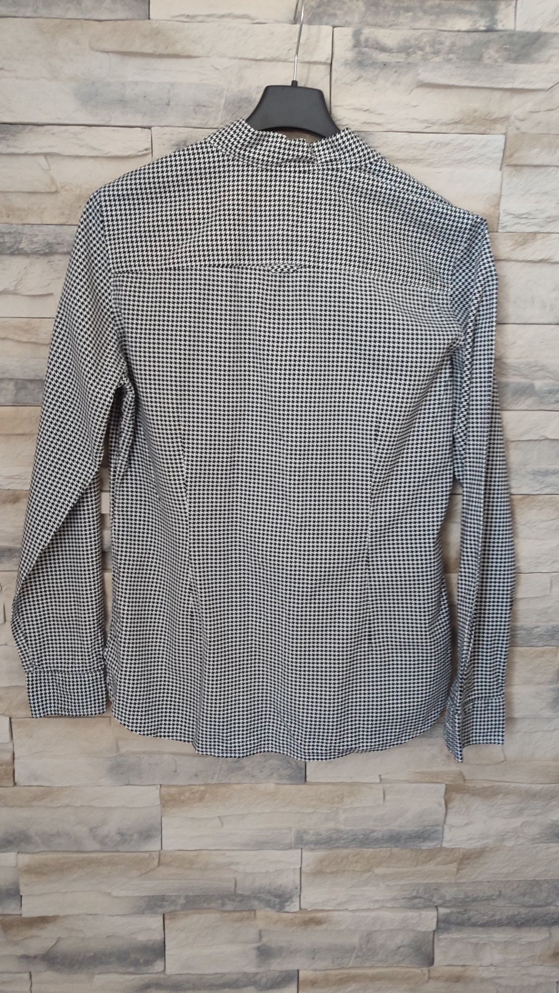 Bluzka damska koszulowa pepitka Tommy Hilfiger 98% bawełna,bez wad.