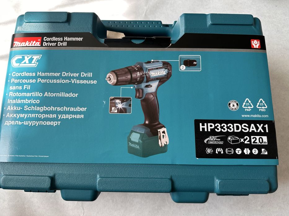Шуруповерт Makita HP333DSAX1