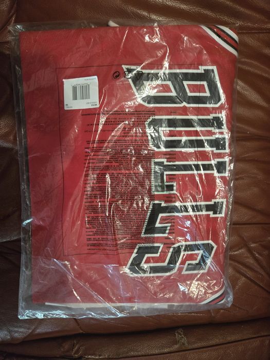 Nowa koszulka Nike NBA Chicago Bulls Icon Red Authentic Blank