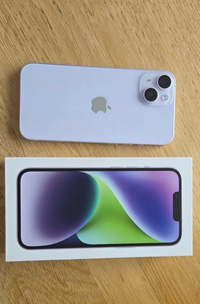 iPhone 14 128 GB Fioletowy – bardzo dobry stan