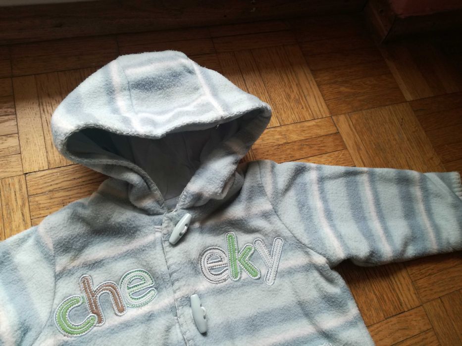 Kaftanik Bambini z napisem Cheeky, rozmiar 62