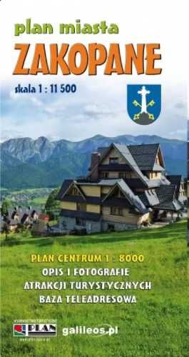 Plan miasta - Zakopane 1:11 500