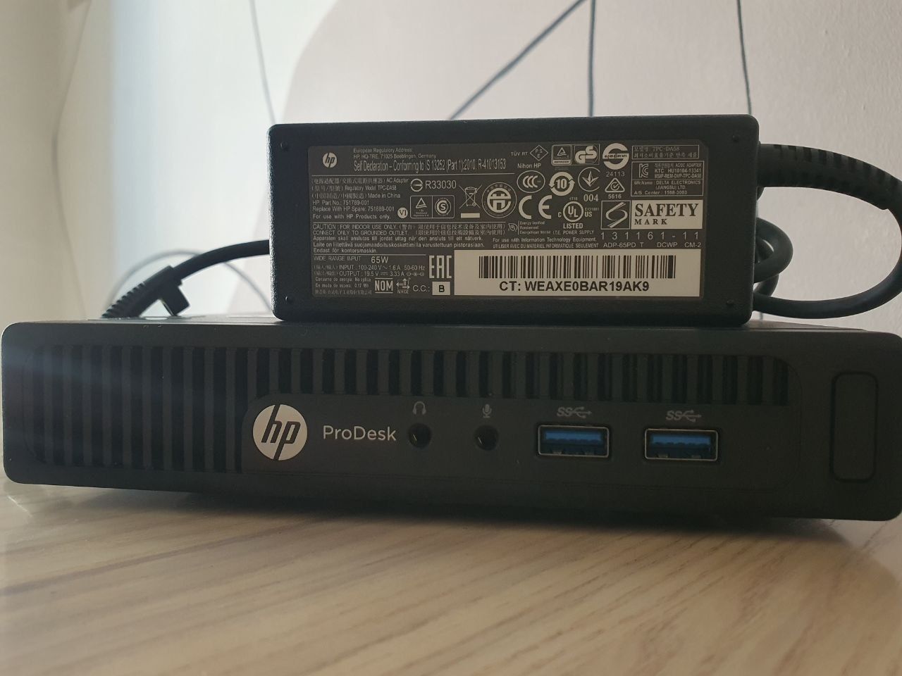 Мини пк компьютер неттоп HP Prodesk Elitedesk I3 6100T I5 6500T DDR4