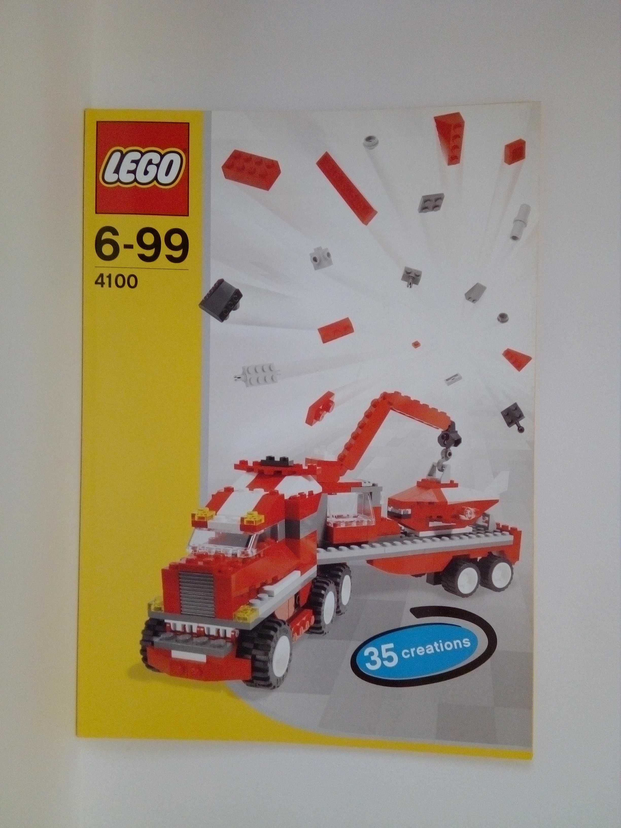 Lego manuais de construção como novos