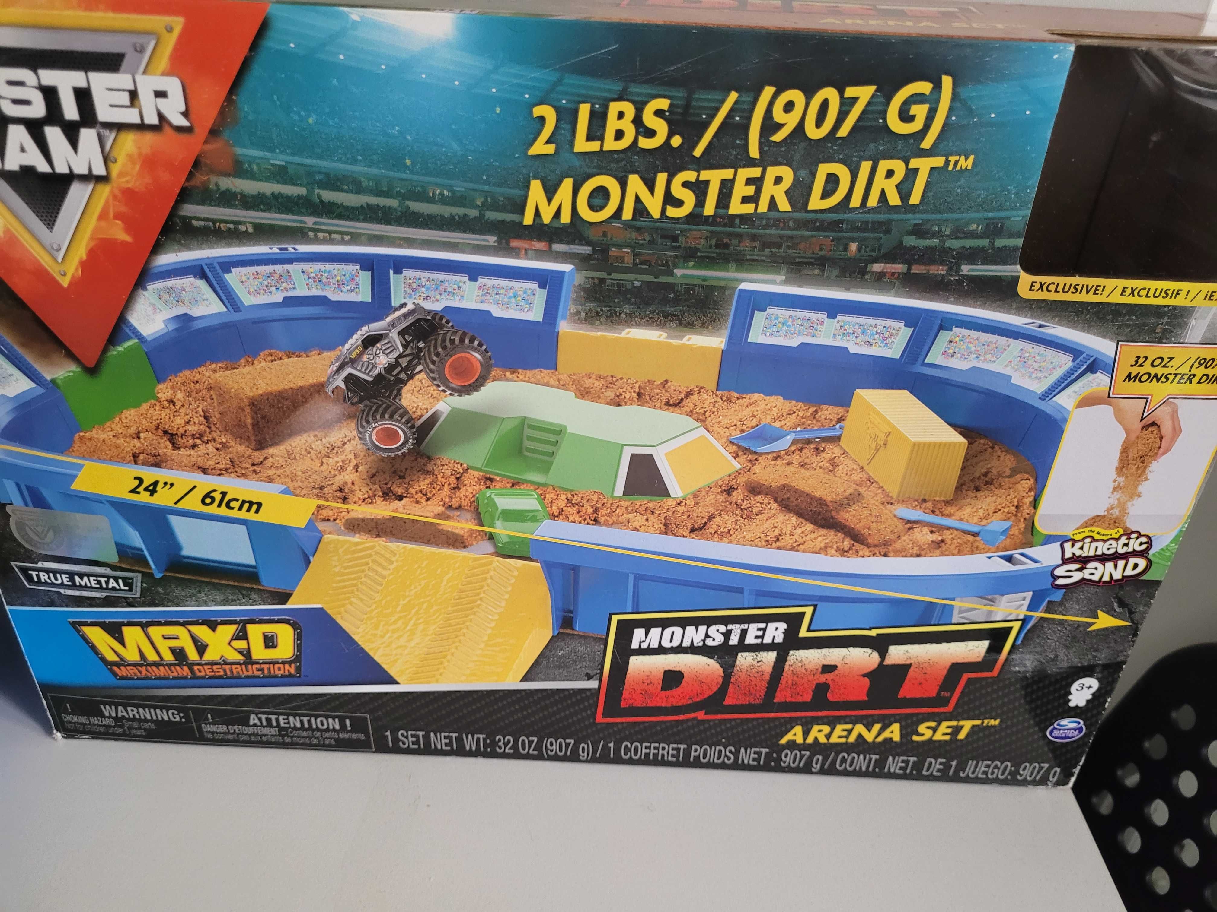 Spin Master Zestaw MONSTER JAM Monster Dirt Arena hot wheels