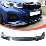 BMW G20 G21  Przednia Dokładka Zderzaka Spoiler Czarny Połysk