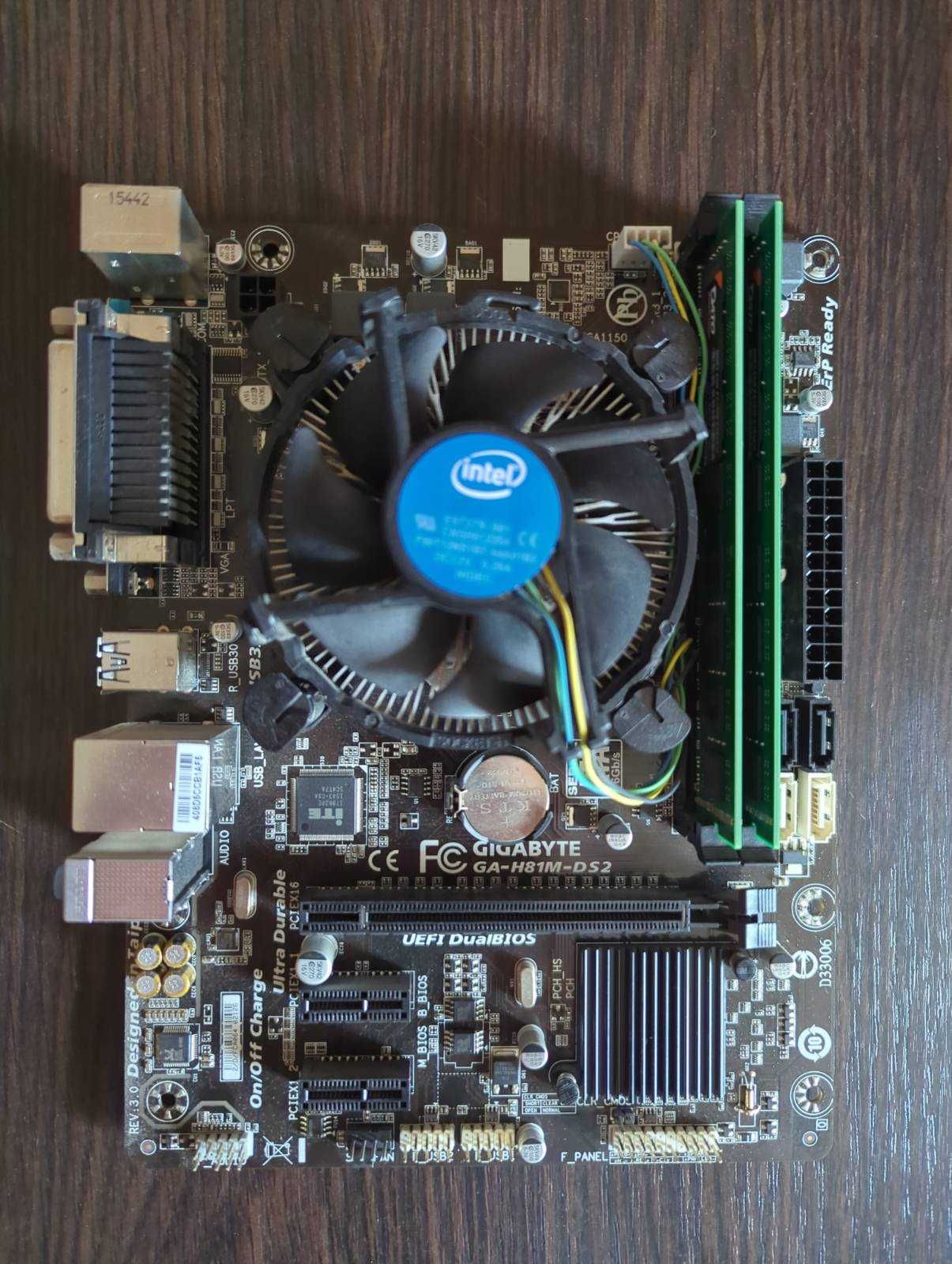 Збірка: Gigabyte H81M-DS2, i3, 16GB ОЗУ