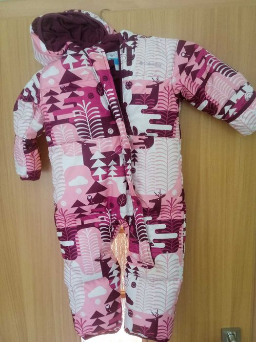 Kombinezon puchowy zimowy Columbia dla dziewczynki rozmiar 92