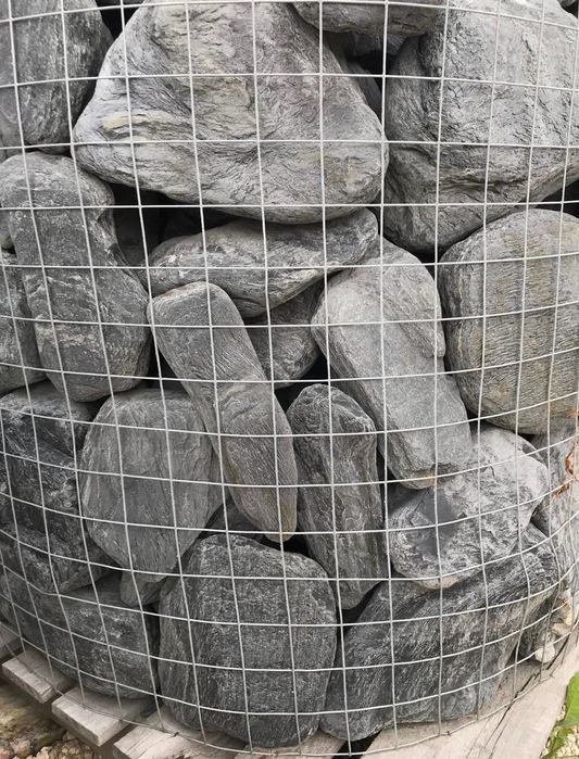 CZARNY KAMIEŃ DO AKWARIUM Łupek Filitowy Wapień Skała Terrarium Malawi