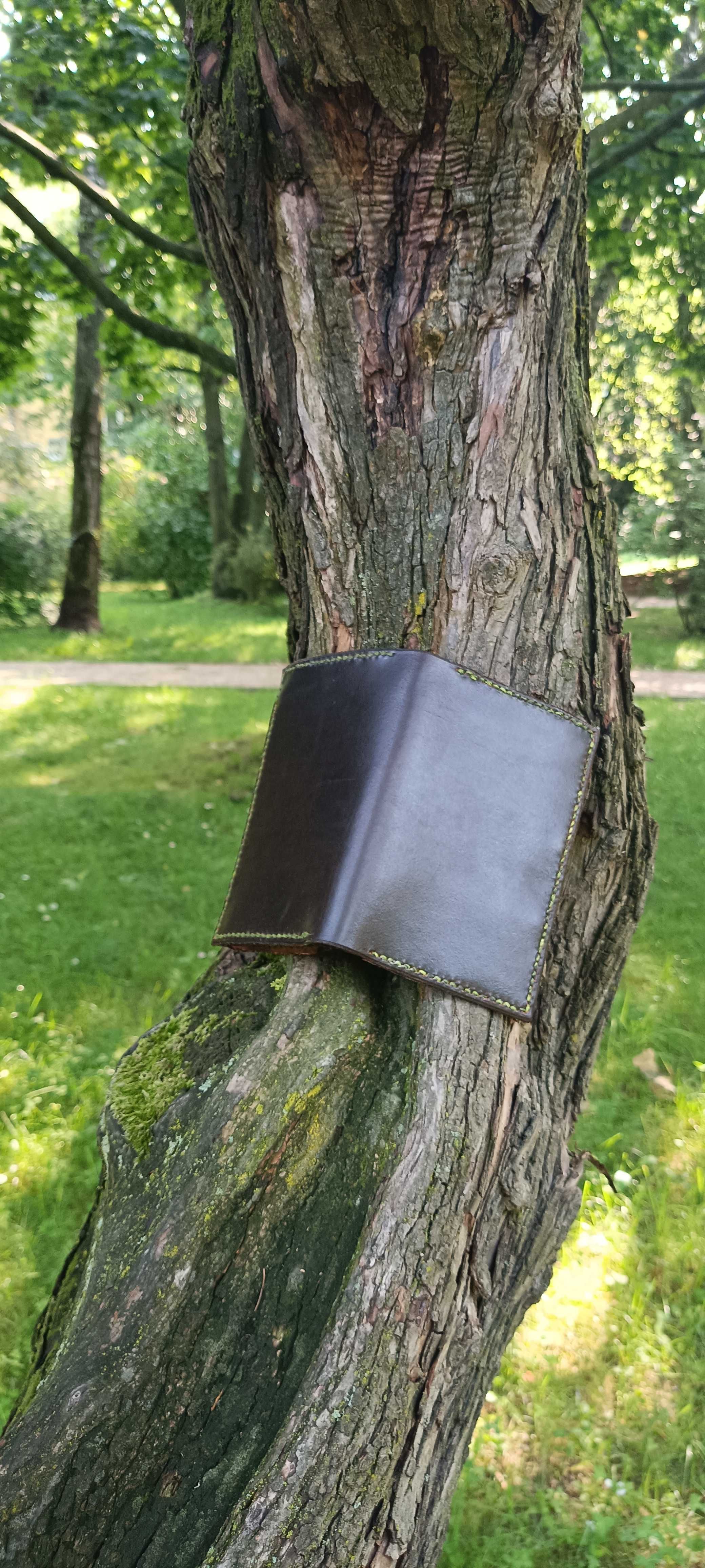 Ręcznie robiony portfel skórzany – naturalna skóra, unikat, handmade