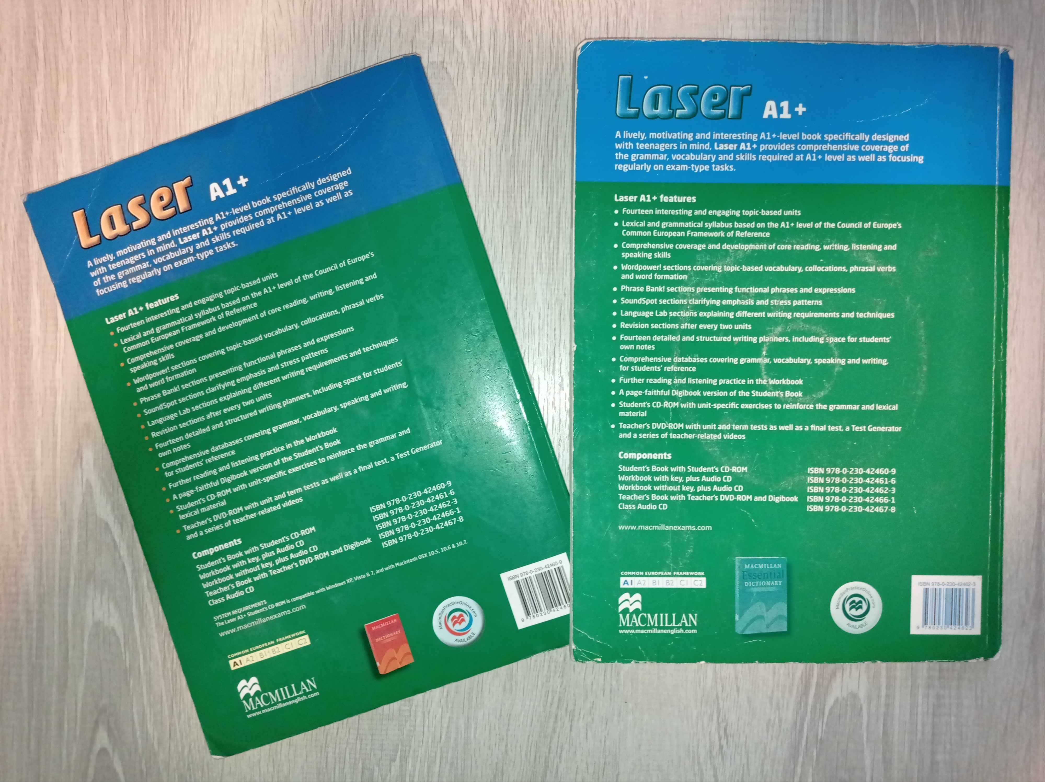 Учебники Laser A1+ (Student's Book + WorkBook)
