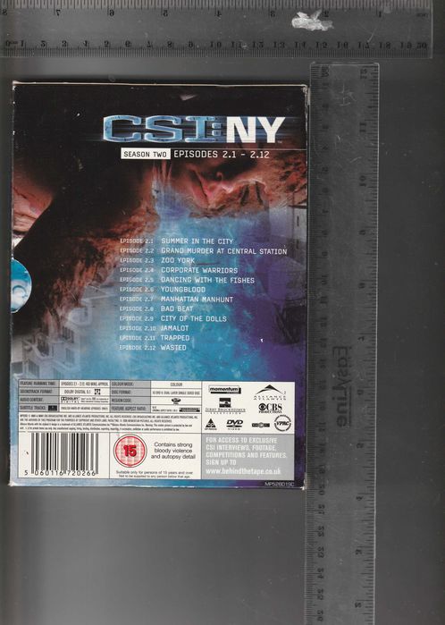 CSI: NY Season 2 episodes 1-12 DVD