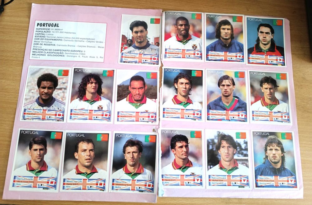 30 Autocolantes do Eurocup 96 Euro 96